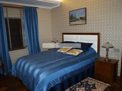 Синяя спальня: дизайн спальни в синих тонах, 30+ фото