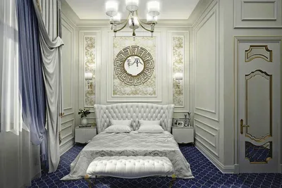 Голубая спальня: новинки дизайна, примеры оформления спальни в голубых  оттенках (145 фото идей и вариантов)