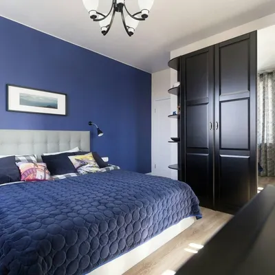Дизайн спальни | Синяя кровать, Дизайн, Спальня