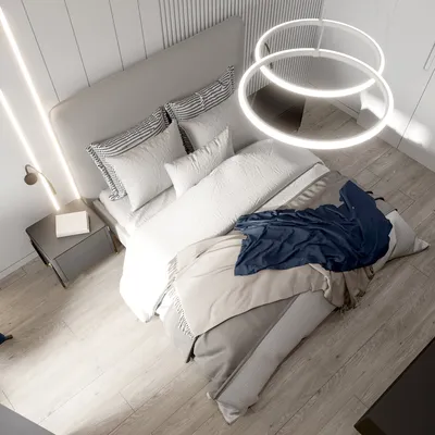Студия мебели Best-Beds - Серо-синяя спальня с розовыми акцентами. Зачастую  данный приём уместен, если комната оформляется в романтическом или  современном стиле. В данном стиле комната станет уютной и неповторимой.  Синий, как правило,