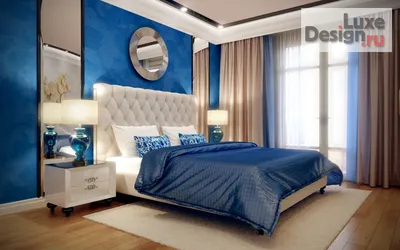 Спальня, синяя штукатурка под камень | Luxurious bedrooms, Modern luxury  bedroom, Bedroom decor for couples