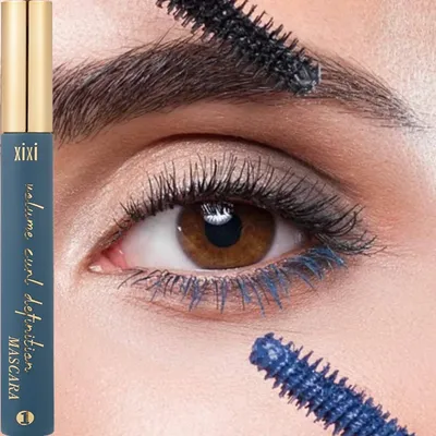 Водостойкая синяя тушь для ресниц Karite Beach Blue Mascara (125)