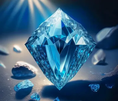 Редкий синий бриллиант выставлен на онлайн-аукцион