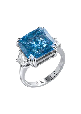 Хрустальный бриллиант синий купить в интернет магазине