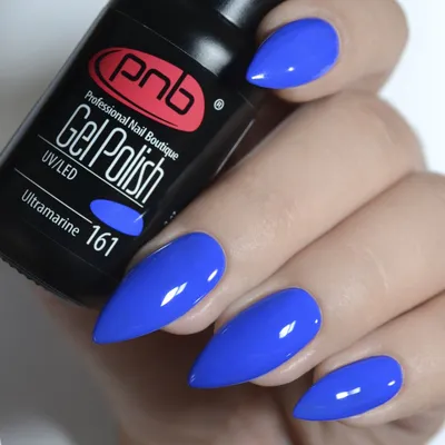 Гель-лак PNB ярко синий, 8 мл Ultramarine 161 купить в Харькове, Украине |  Idea-Nails