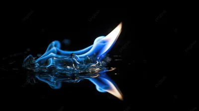 Синий огонь, изолированный на белом фоне Стоковое Изображение - изображение  насчитывающей изображение, конструкция: 163749967