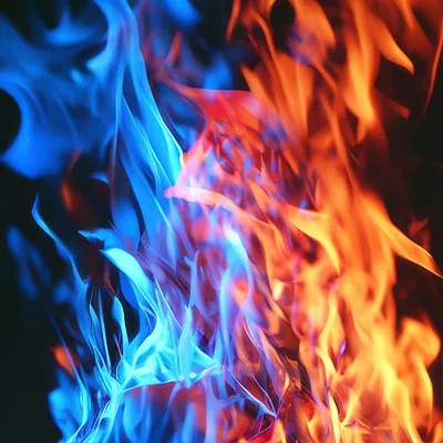 Текстура синего огня - 76 фото