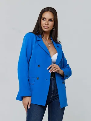 Пиджак женский DAZZLE STYLE Адель синий 48 RU - купить в Москве, цены на  Мегамаркет