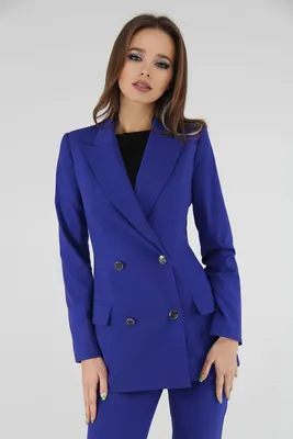 Офисный темно синий пиджак – купить недорого в интернет-магазине «Большие  Люди» (арт. 22242604)