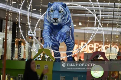 Мультяшный синий тигр - 63 фото