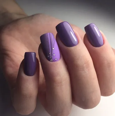 Идеи маникюра | Фиолетовые ногти, Ногти, Дизайнерские ногти