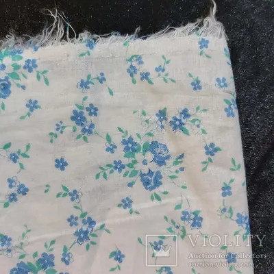 Хлопчатобумажная ткань Синяя ткань с цветочным принтом Ткань для рукоделия Ситцевая  ткань Своими руками – лучшие товары в онлайн-магазине Джум Гик