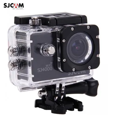 SJCam SJ4000 Wi-Fi Водостойкая 30m Спорт Камера 12MP 170 град.1080p HD  30fps 2.0\" LCD Экран Черный (SJ4000WIFI-BK) - Спортивные камеры (Action  Camera, GoPro) - Фото, видео техника - Каталог - Pokupka.lv