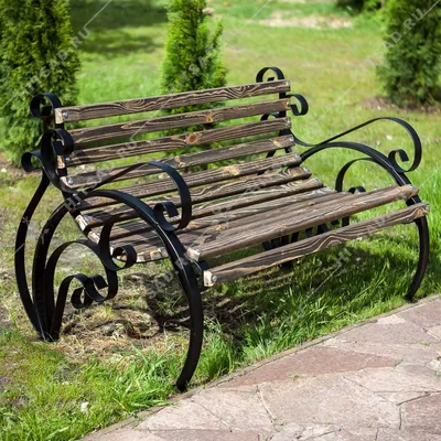 Скамейка уличная садовая СК2 на заказ в Казани — купить в компании Сварог,  цена