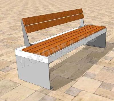 Благоустройство парка скамейками «Скандинавия» | ILUM.PRO