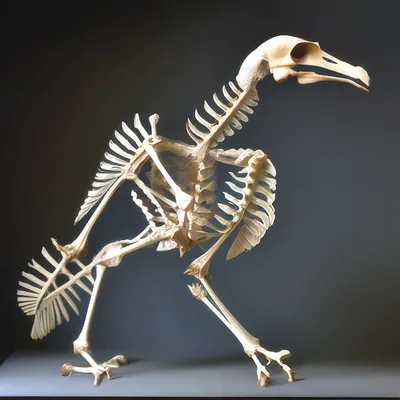 Скелет птицы - онлайн-пазл