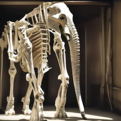 300-тысячелетний скелет слона
