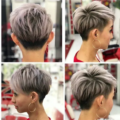 Схема Креативной женской стрижки на короткие волосы / Haircut tutorial /  hairshow - YouTube