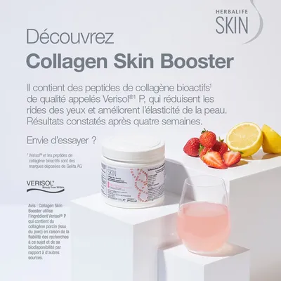 Skin Collagen HERBALIFE Beauty Booster carnister - Strawberry Lemonade  Flavor | eBay