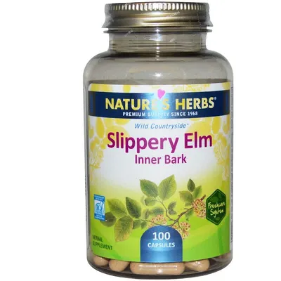 Скользкий вяз (Slippery Elm Bark), Nature's Way, 400 мг, 100 капсул  (ID#357514559), цена: 560 ₴, купить на Prom.ua