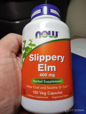 Now Foods, Slippery Elm 400 мг (100 капс), скользкий вяз, антиоксидант: 340  грн. - Прочие товары для красоты и здоровья Бровары на Olx