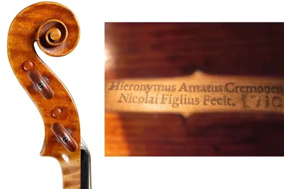 Скрипка немецкая купить 4/4 мануфактура - копия Амати 19 века