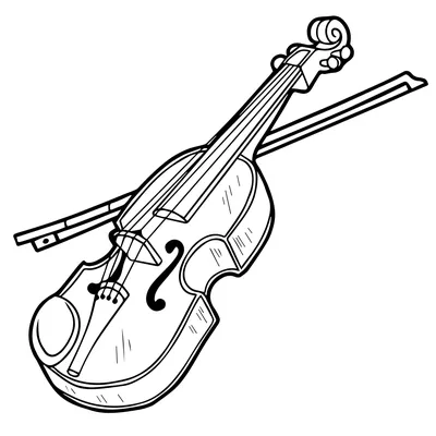 Виолончель Скрипка Рисунок, скрипка, белый, скрипка, струнный инструмент  png | PNGWing