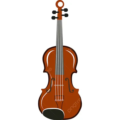 векторная иллюстрация скрипка на белом фоне PNG , скрипка, объект,  иллюстрация PNG картинки и пнг рисунок для бесплатной загрузки