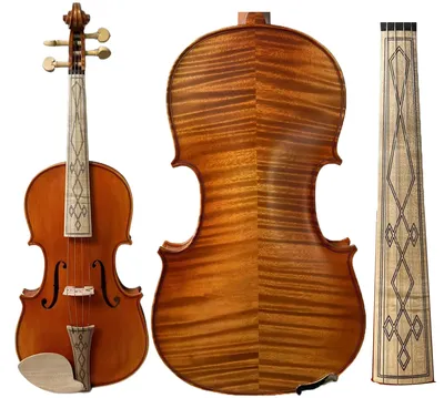 Художественный акварельный рисунок скрипки | Премиум Фото