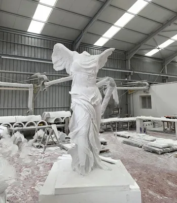 Скульптура ангела из мрамора №9 - Vek Mramora