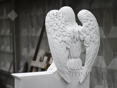 Скульптуры ангела из литьевого мрамора