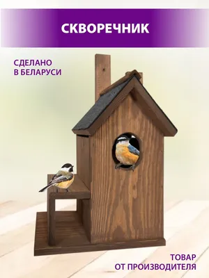 Скворечник для птиц - купить с доставкой по выгодным ценам в  интернет-магазине OZON (1000653376)