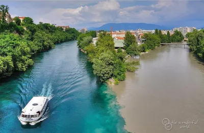 Живописные фото слияния водоемов мира