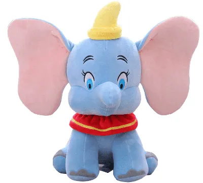 Мягкая игрушка Слоник Дамбо , слон , голубой , 25 см - купить с доставкой  по выгодным ценам в интернет-магазине OZON (915554793)