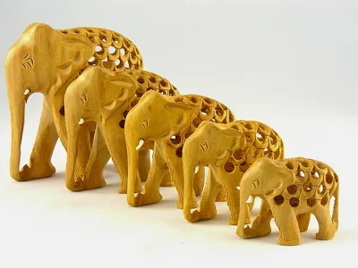 Купить SunnyFengshui Пара слонов с опущенным хоботом коричневый в Алматы –  Магазин на Kaspi.kz