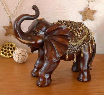 Статуэтка \"Слон с опущенным хоботом вниз\" | купить в Подарки.ру