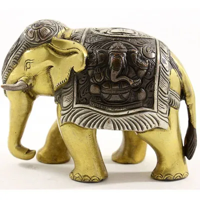 Фигурка слона с поднятым хоботом Brasstico S2202-3 - купить в Киеве | \"Svit  Podarunkiv\"