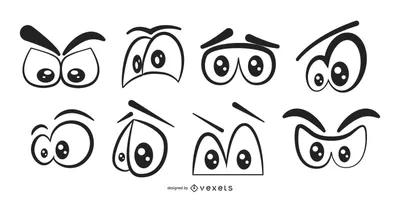 сумасшедший мультфильм смешные глаза Иллюстрация вектора - иллюстрации  насчитывающей шально, зрачки: 219746324