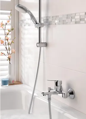 Смеситель для ванны с душем Hansgrohe PuraVida 15472400 белый