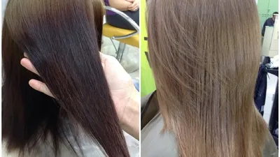 REMOVER BLACK hair COLOR // Coloring in natural colored // CLEANING OF  BLACK COLOR from hair - YouTube