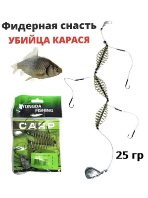 Донная снасть\"Супер-карась\" Yongda Fishing CARP 25 грамм - купить по  выгодной цене в интернет-магазине OZON (1022364844)