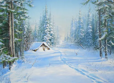 Картинки новогодние лес снег (69 фото) » Картинки и статусы про окружающий  мир вокруг