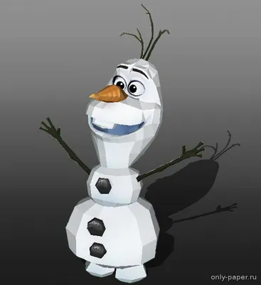 Мягкая игрушка Снеговик Олаф из Холодного Сердца - Snowman Olaf Frozen,  Disney - купить в Москве с доставкой по России