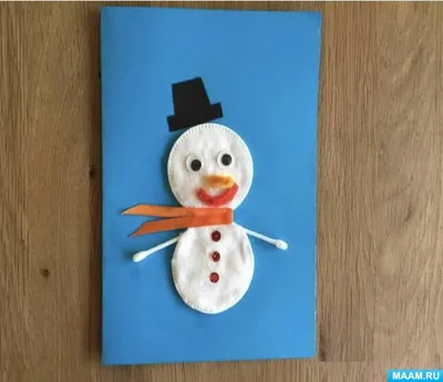 Снеговик своими руками на Новый год 2018: для детского сада, в школу - из  бумаги, из ниток, из ватных дисков, из носков (8 видео)