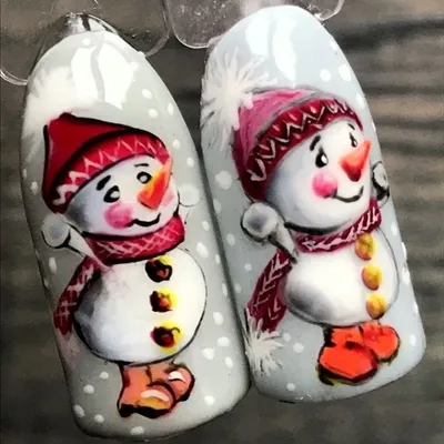 💅⛄ МИЛЫЙ СНЕГОВИК ⛄💅 НОВОГОДНИЙ ДИЗАЙН НА НОГТЯХ ГЕЛЬ ЛАКОМ ПОШАГОВО  ЗИМНИЙ МАНИКЮР Красивые ногти с дизай… | Christmas nails, Winter nail  designs, Bubble nails