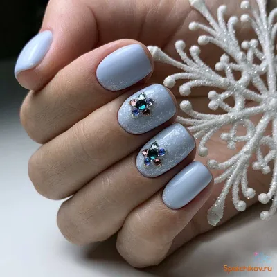 Литье Снежинка на ногтях. Новогодний маникюр. Гель лак дизайн. Snowflake  Nail Art | Ногти, Искусство маникюра, Маникюр