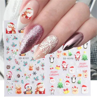 золотой дизайн ногтей снежинки | Creative nails, Holiday nail art, Pretty  nails