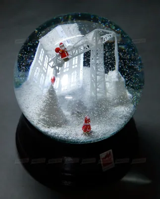 Снежный шар на заказ | Новогодние подарки оптом