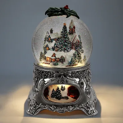 Автоматический спрей замороженный зимний снежный шар декоративные шары  подарочные изделия снежные шары с подсветкой музыкальные снежные шары |  AliExpress