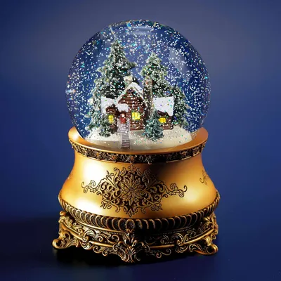 Снежный шар Glassglobe \"Старый дом\" 10 cm, стекло - купить по выгодной цене  в интернет-магазине OZON (1185524028)